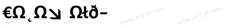 Cocon Bold字体转换